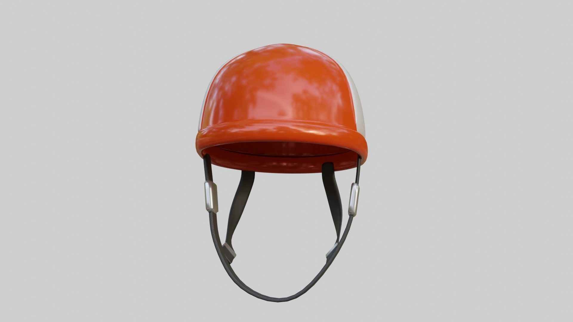 Bicycle helmet Low-poly 3D model_2