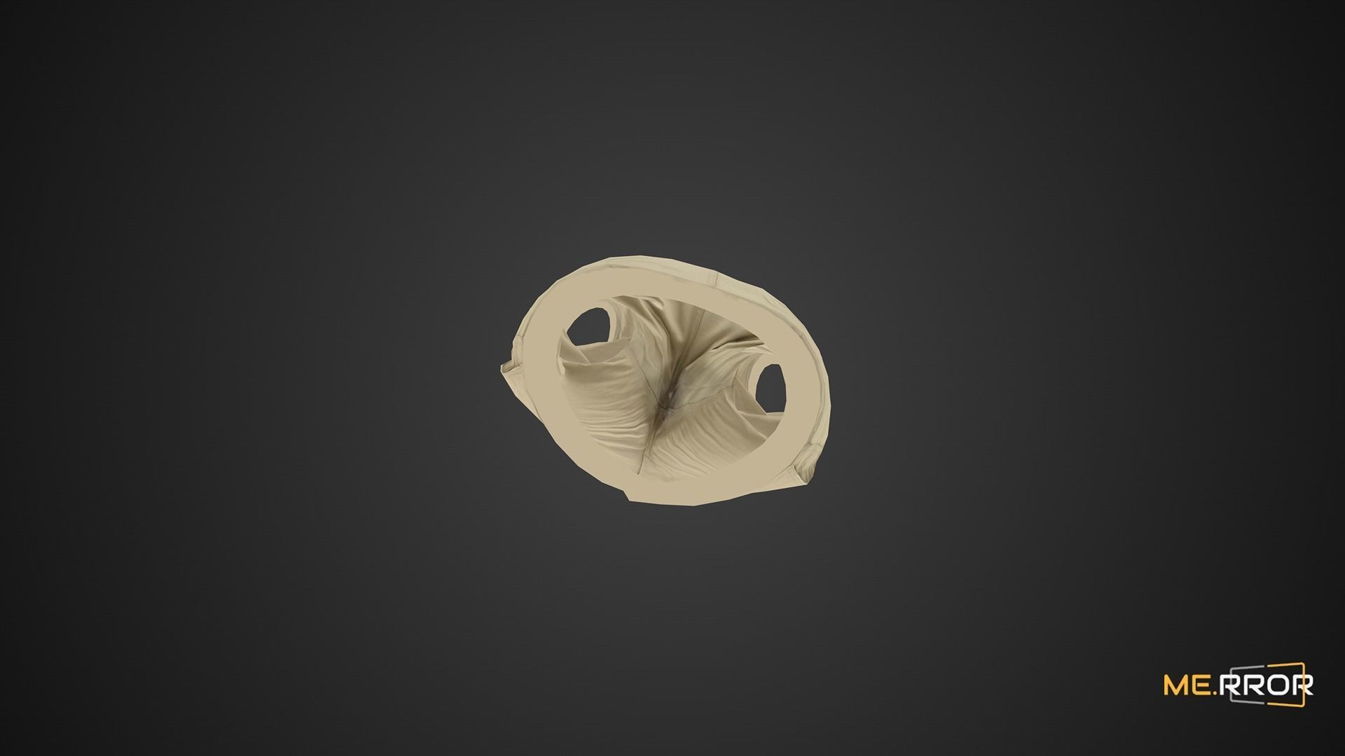 Game Ready Beige Pants Low-poly 3D model_9