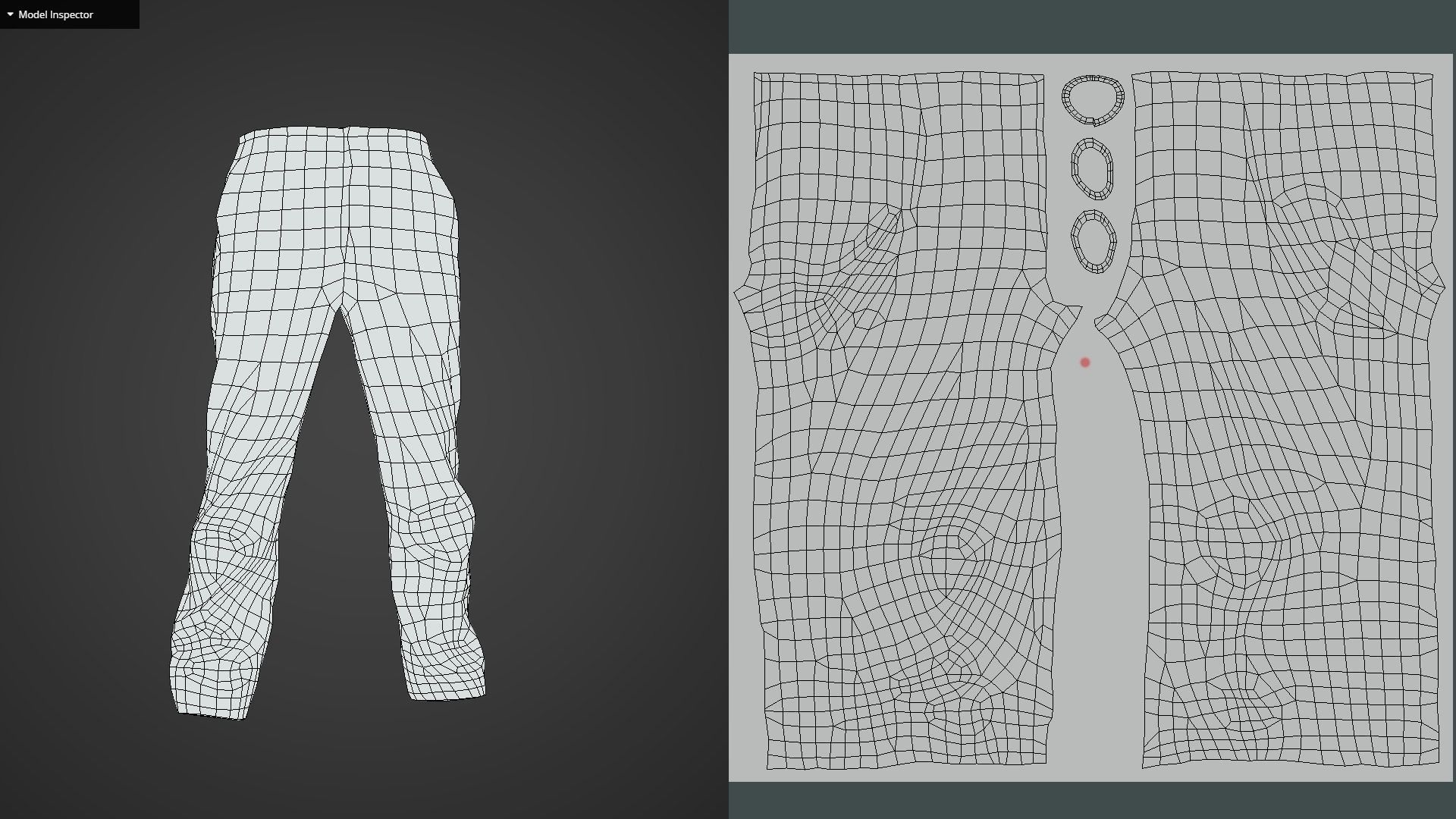 Game Ready Beige Pants Low-poly 3D model_15