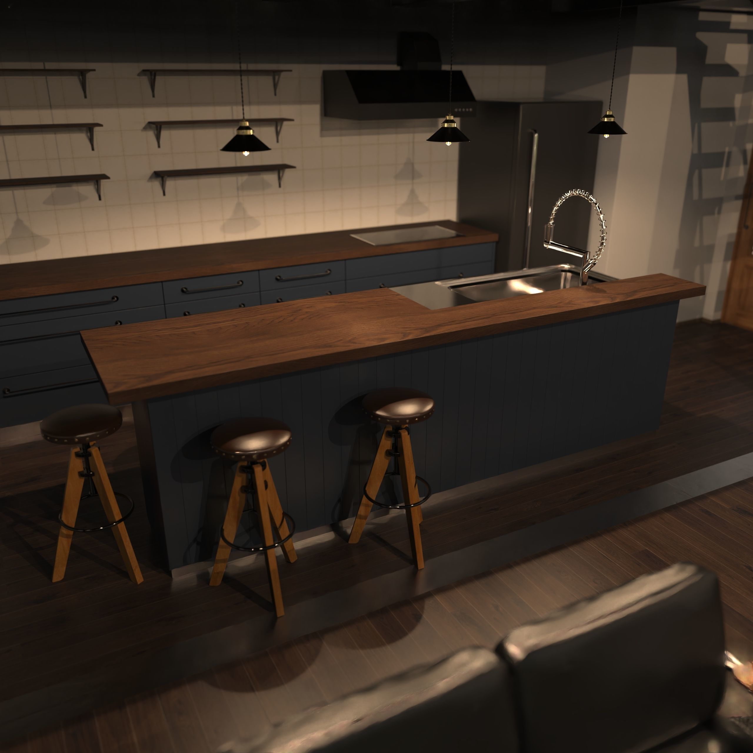 kitchen 03 3D model_4