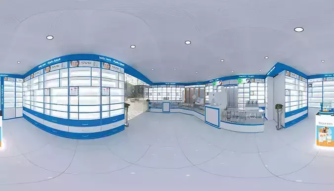 PHARMACY STAND DECORATION