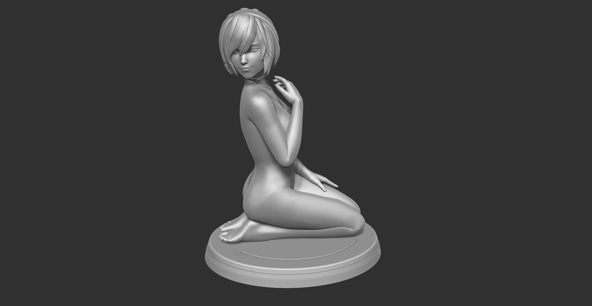 Hot girl 2 3D print model_20