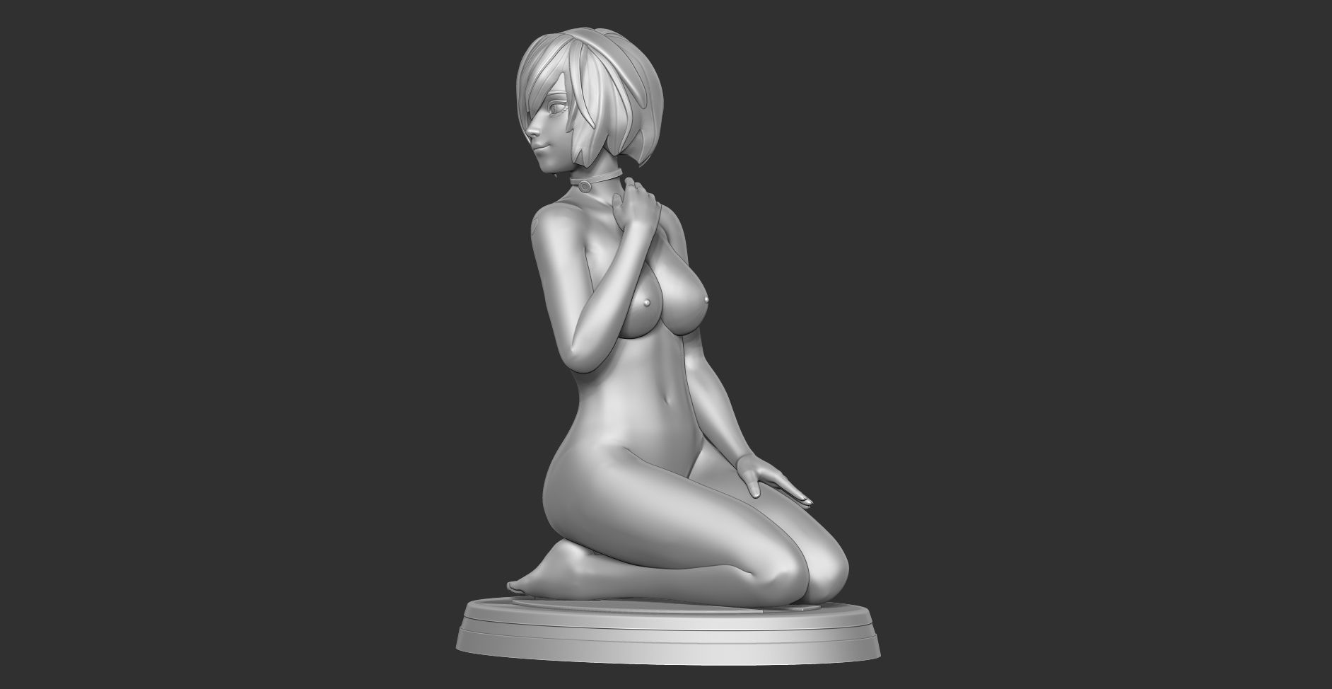 Hot girl 2 3D print model_14