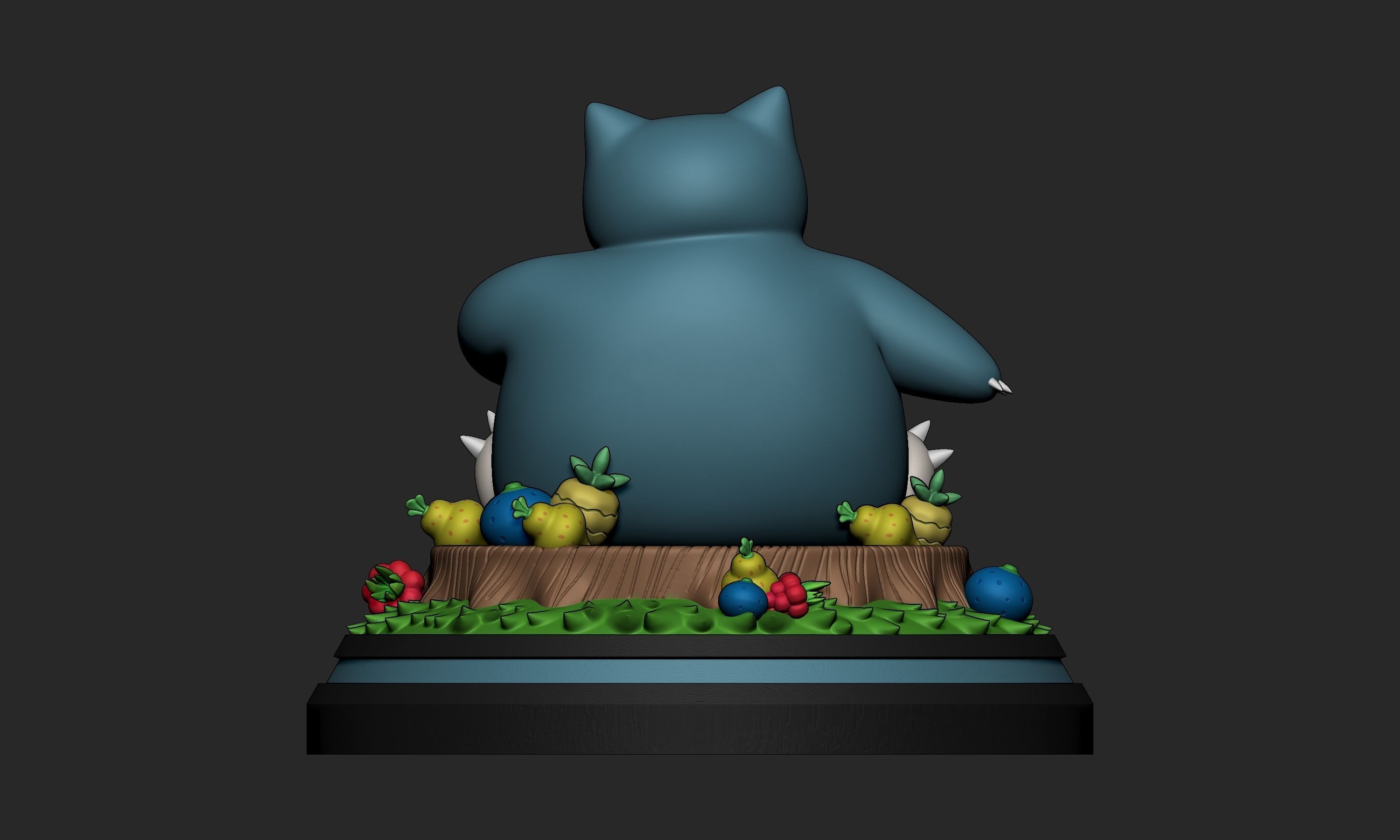 Pokemon - Snorlax Figure  3D print model_4