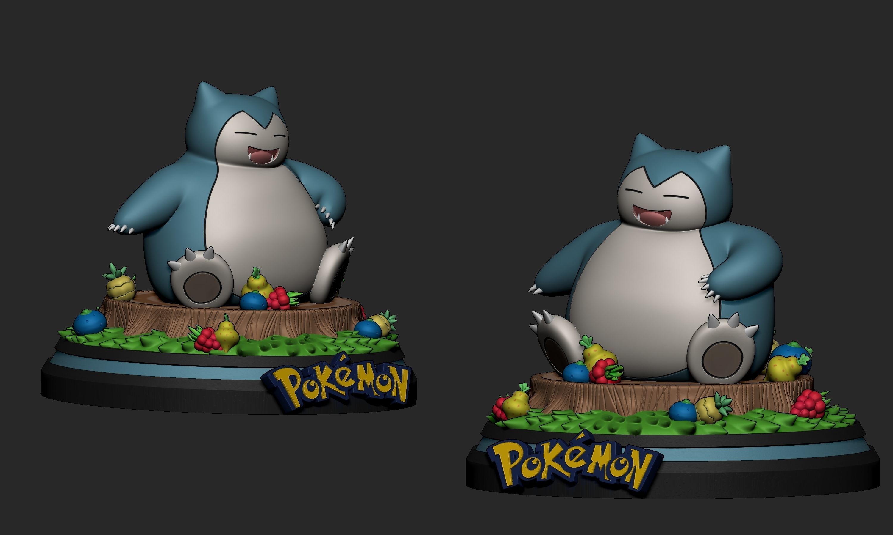 Pokemon - Snorlax Figure  3D print model_2