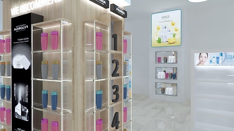 PHARMACY STAND 3412 Low-poly 3D model_14