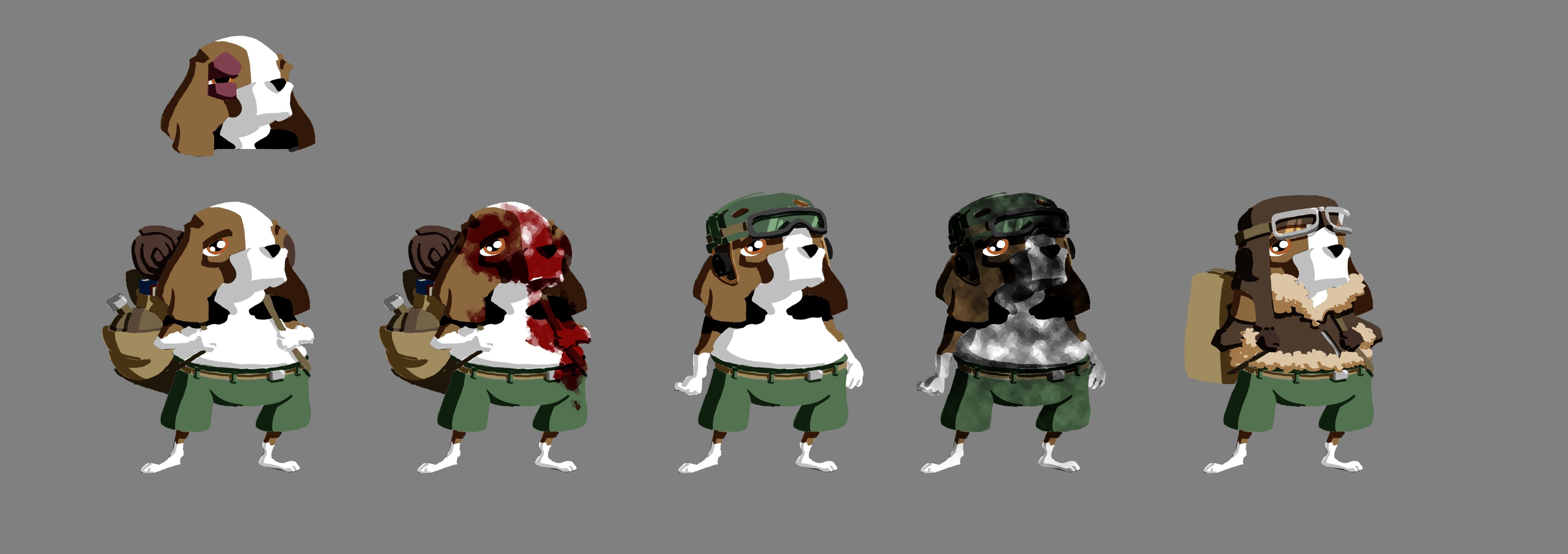 Walking Dog 3D model_3