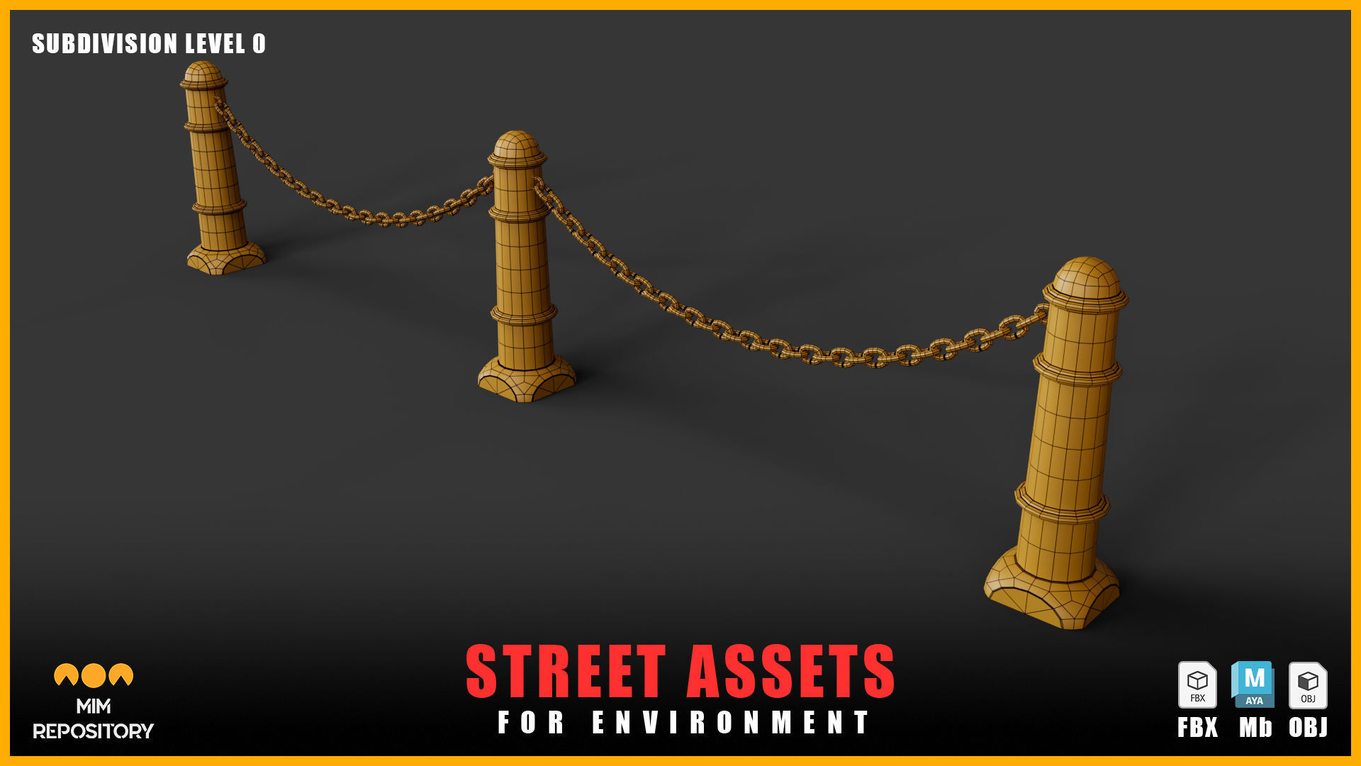 10 Street Assets 3D model_7