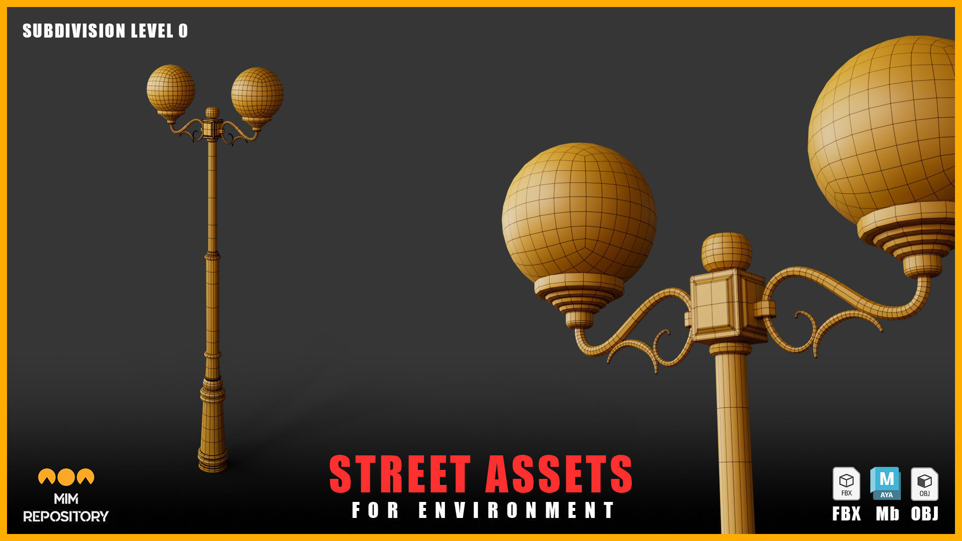 10 Street Assets 3D model_2