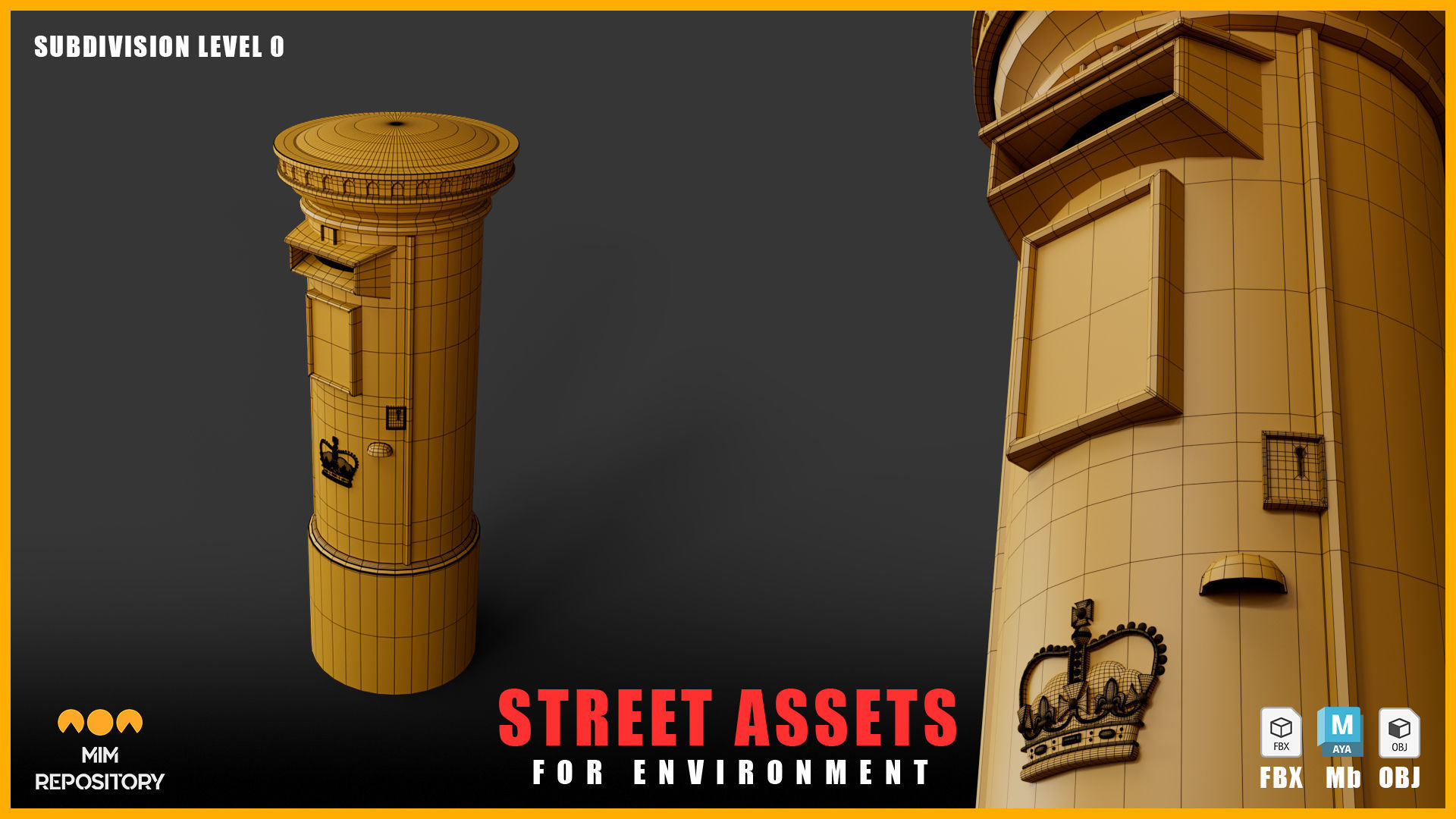 10 Street Assets 3D model_4