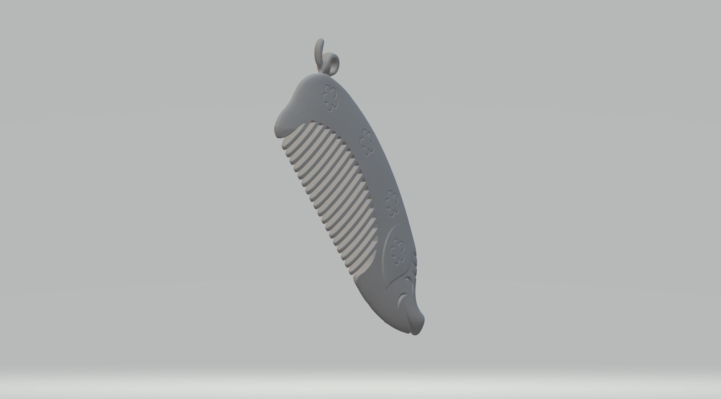 Pig Comb 3D print model_1