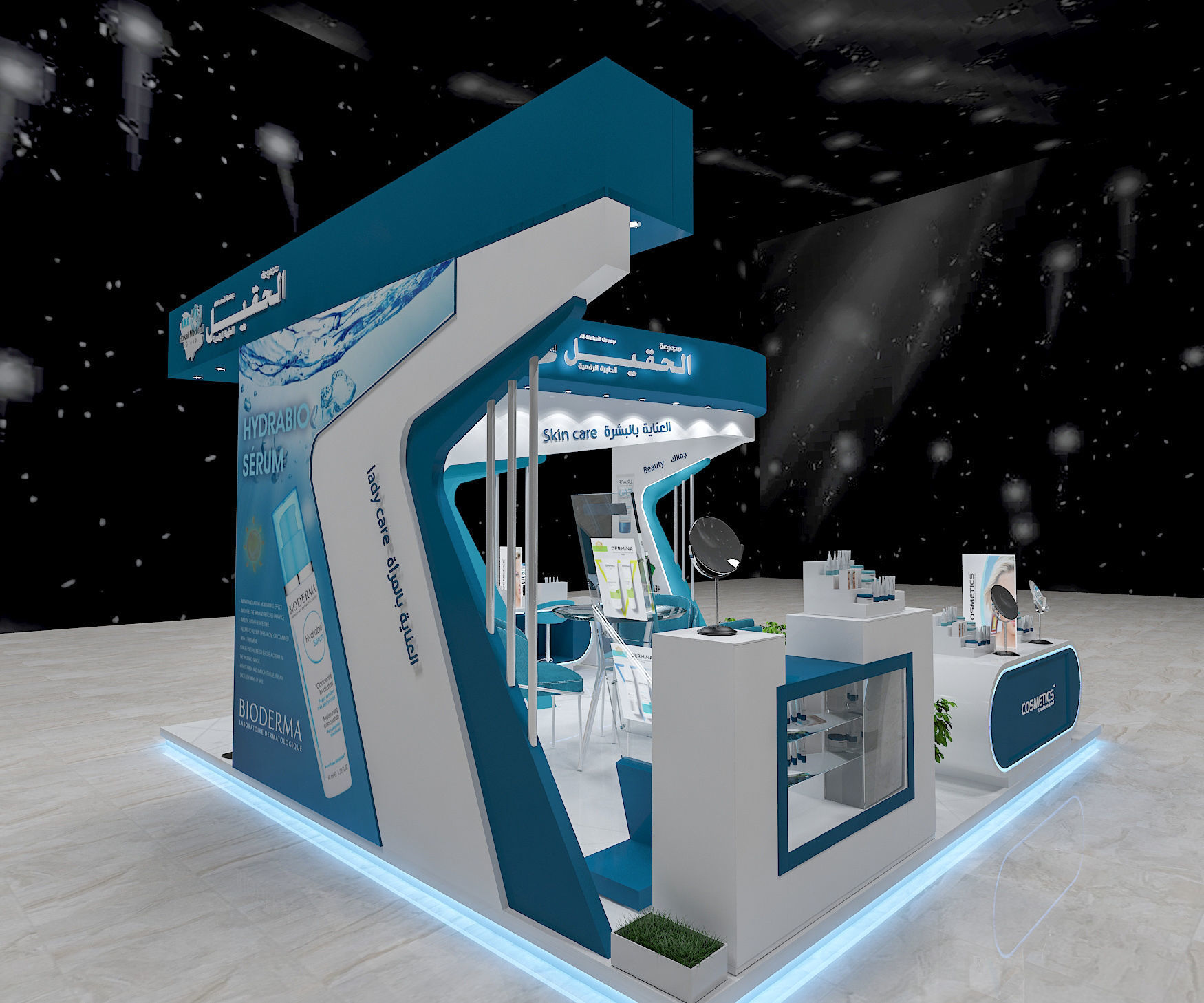 PHARMACY BOOTH 5247 Low-poly 3D model_6