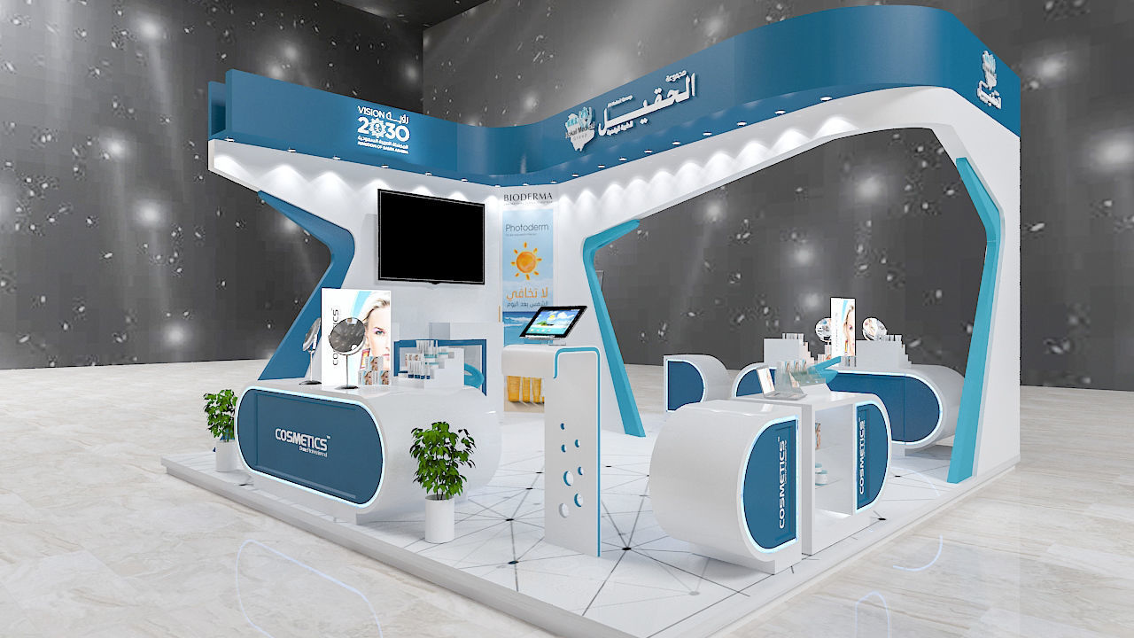 PHARMACY BOOTH 5247 Low-poly 3D model_2