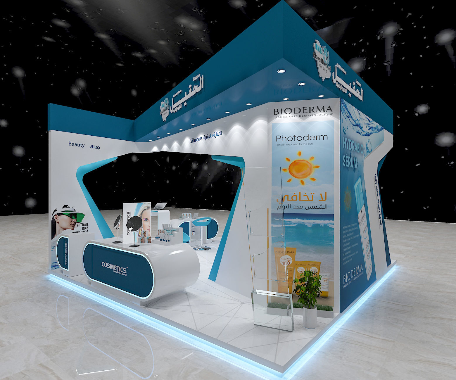 PHARMACY BOOTH 5247 Low-poly 3D model_4