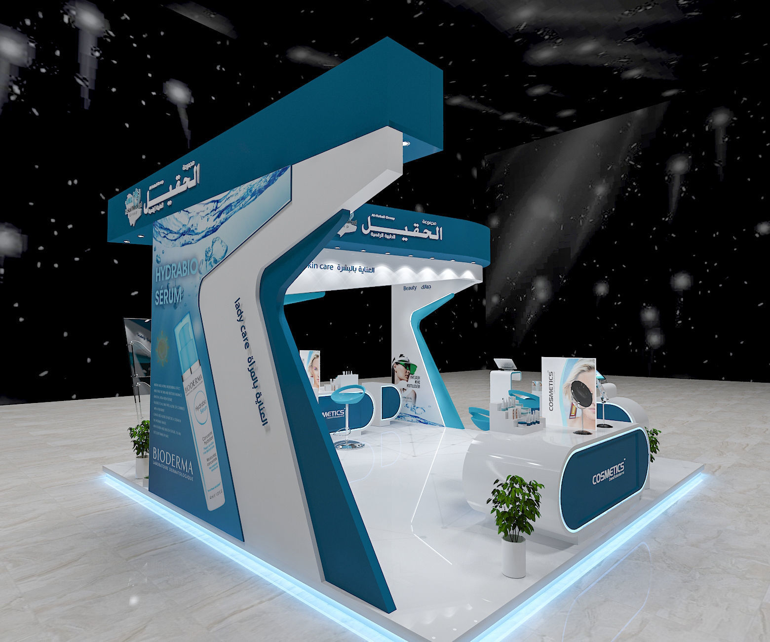 PHARMACY BOOTH 5247 Low-poly 3D model_1