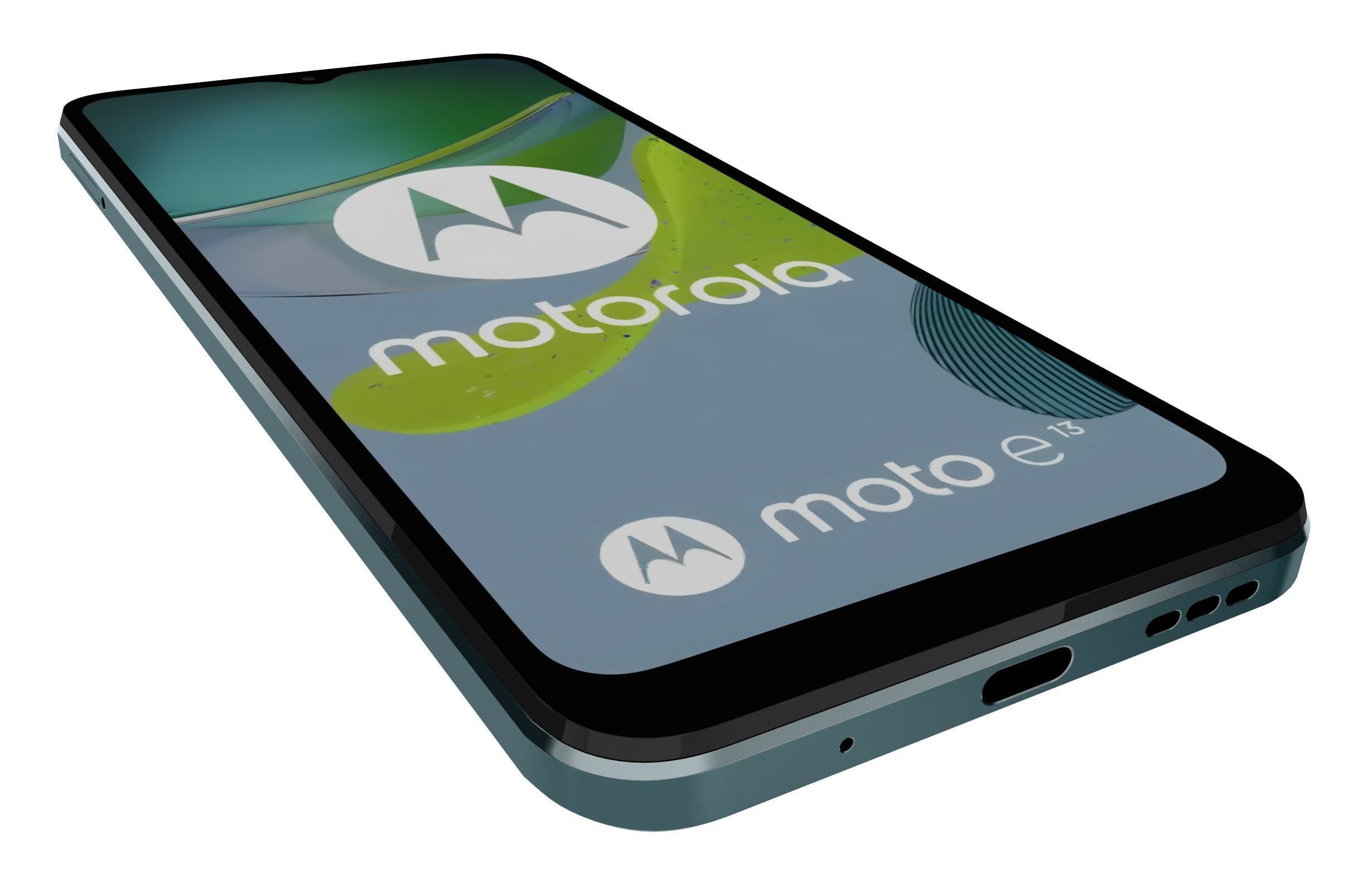 Motorola Moto E13 Blue 3D model_12