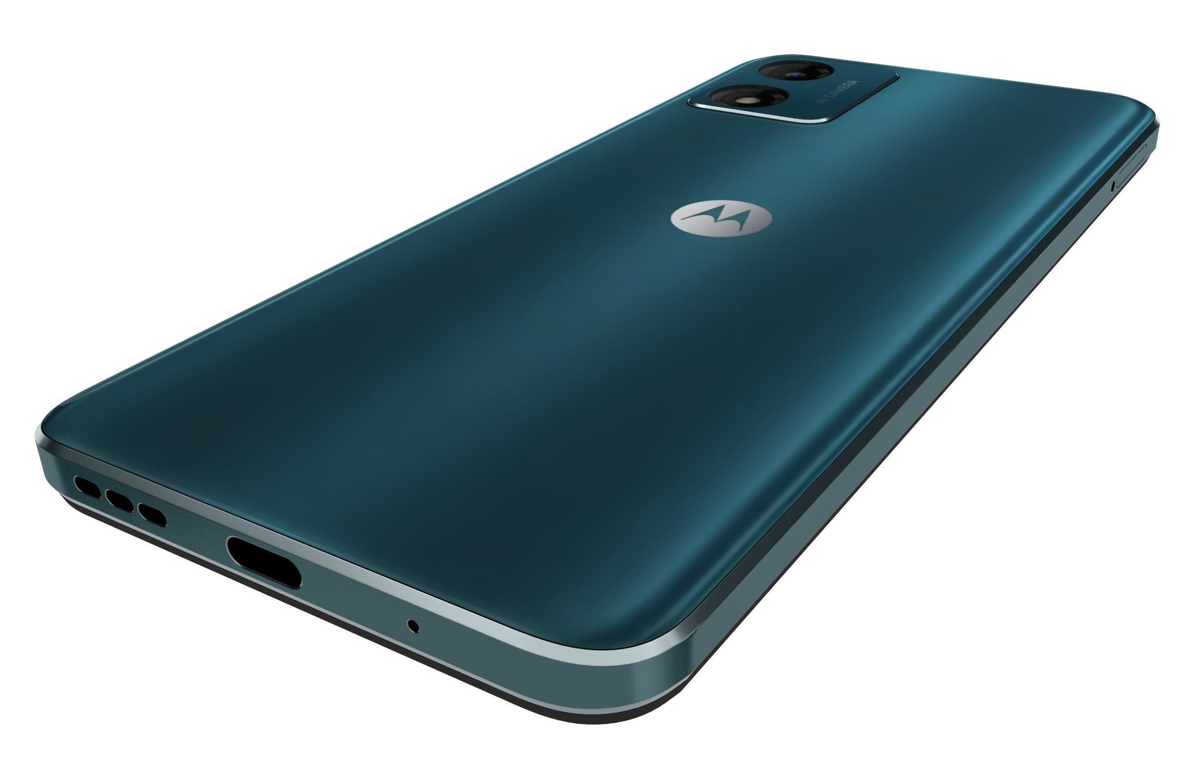 Motorola Moto E13 Blue 3D model_14