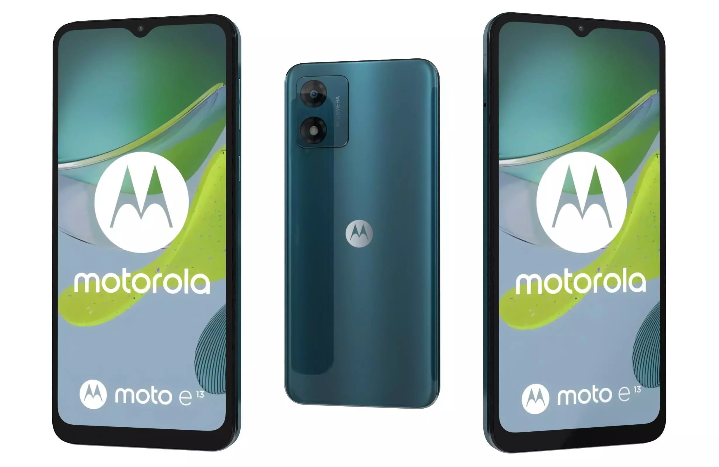 Motorola Moto E13 Blue 3D model_0