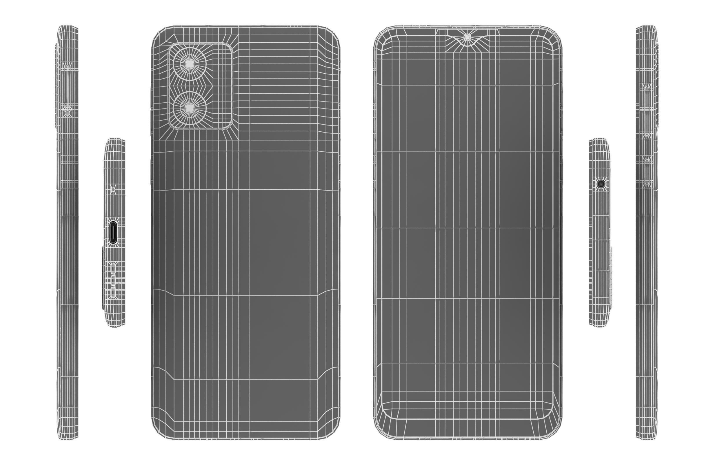 Motorola Moto E13 Blue 3D model_16