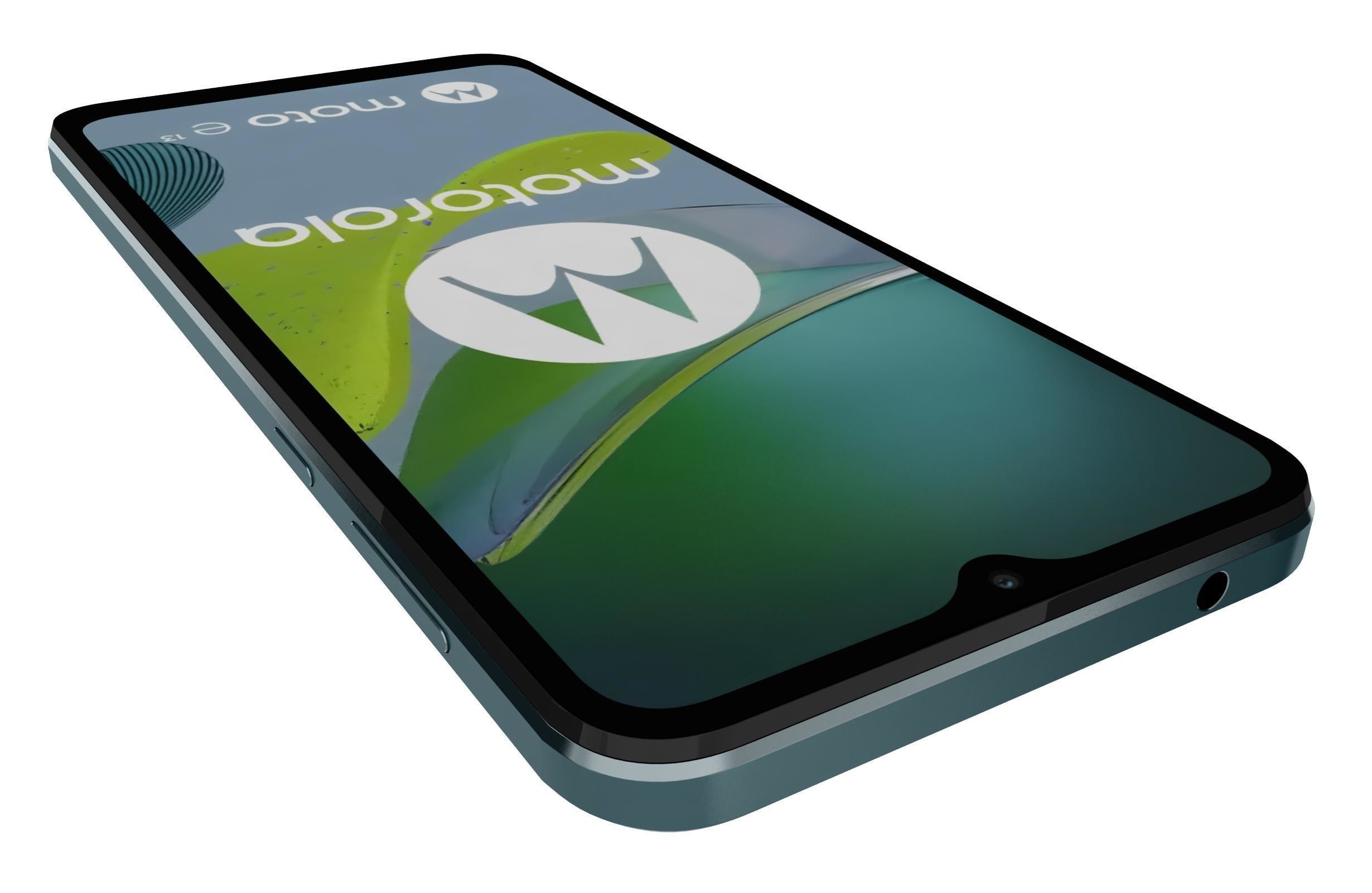 Motorola Moto E13 Blue 3D model_13