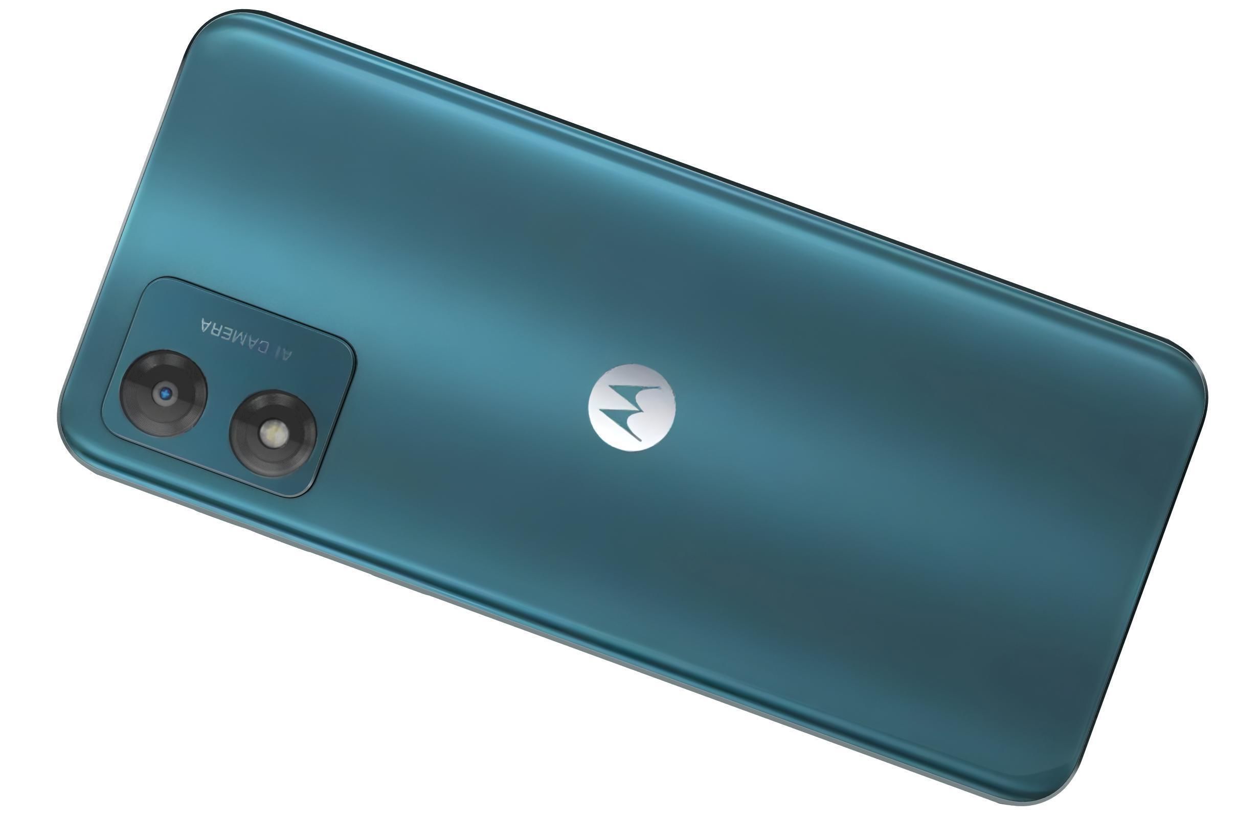Motorola Moto E13 Blue 3D model_11