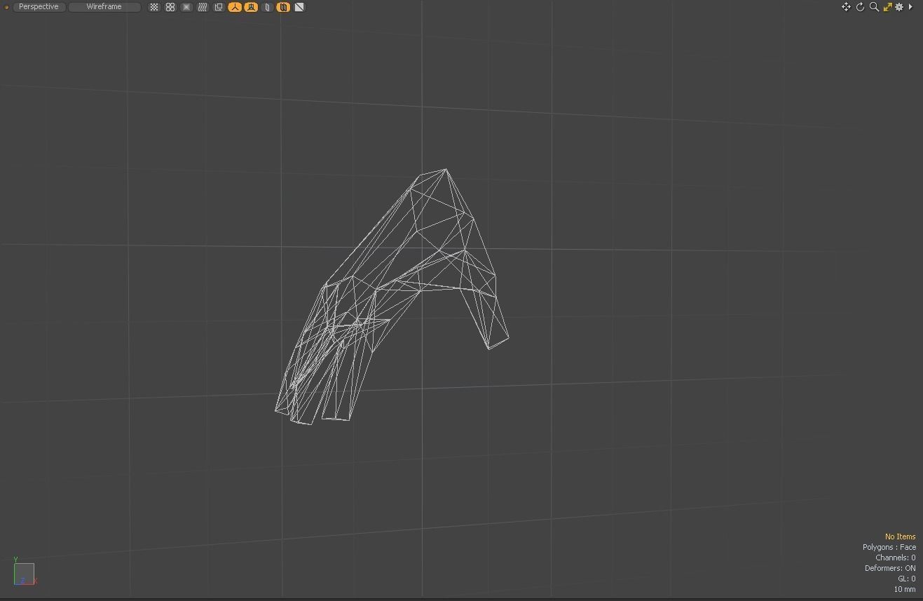 3D model hand triangulated VR / AR / low-poly | CGTrader