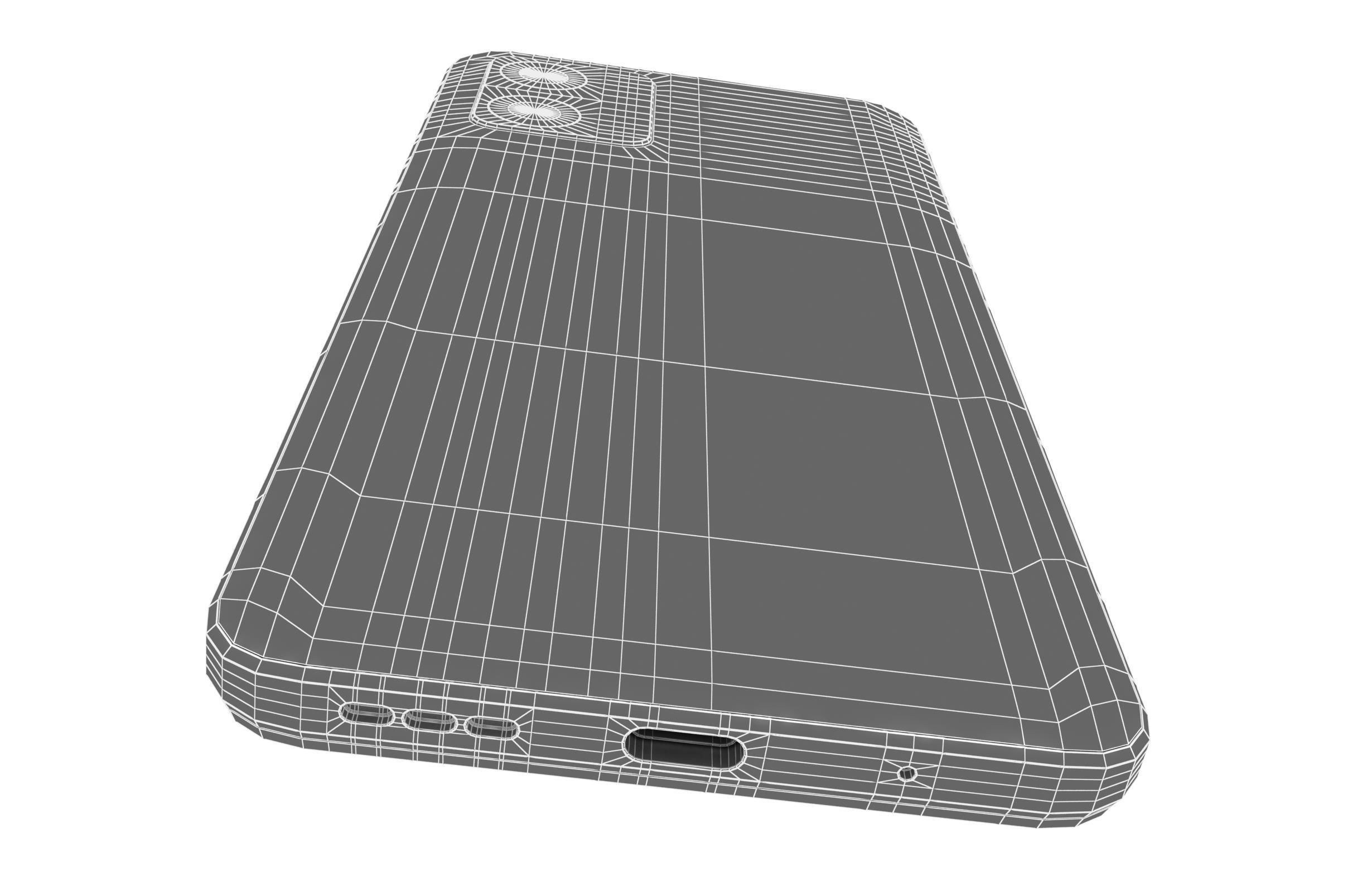 Motorola Moto E13 Whitem Blue 3D model_21