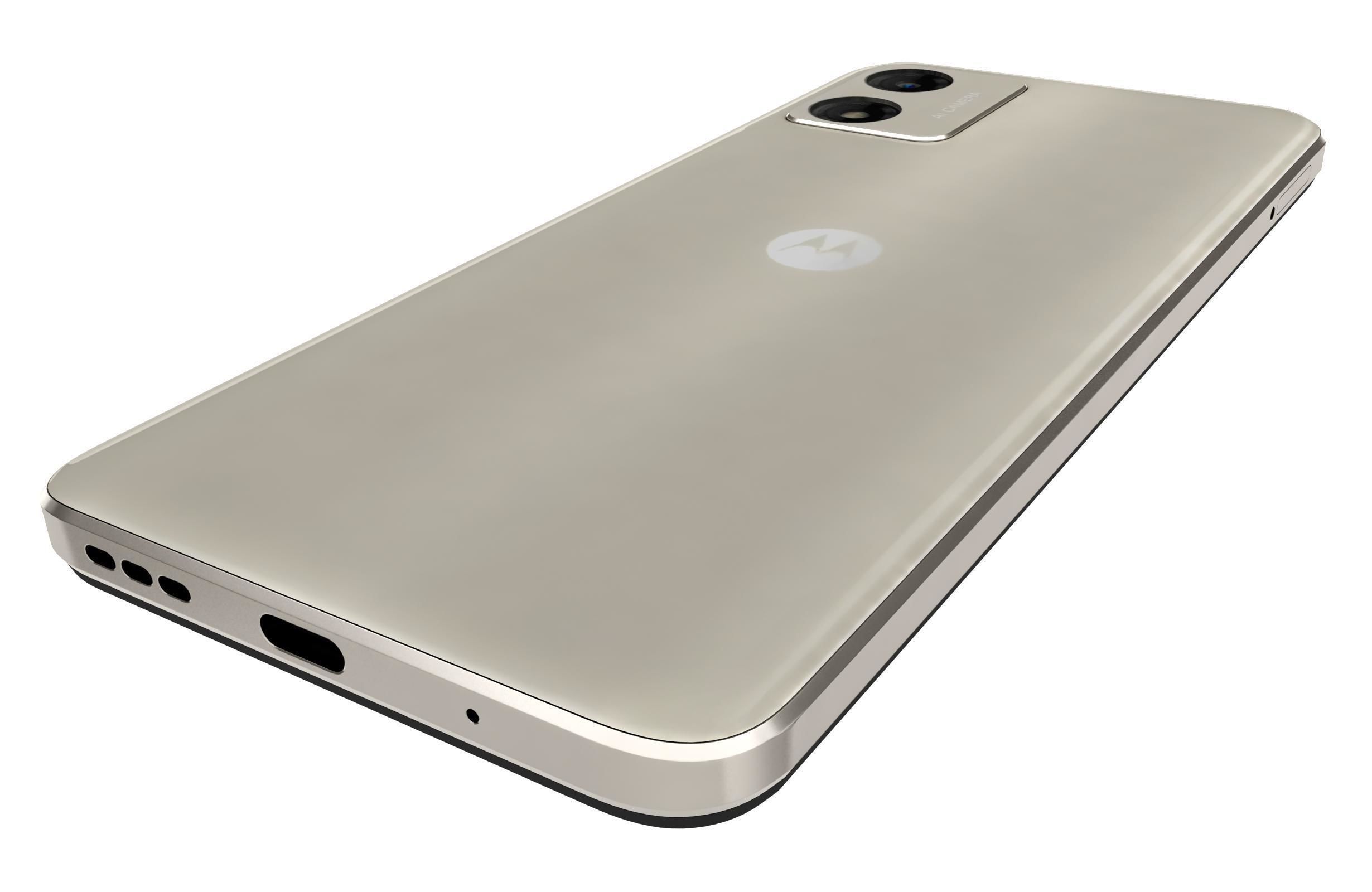 Motorola Moto E13 Whitem Blue 3D model_14