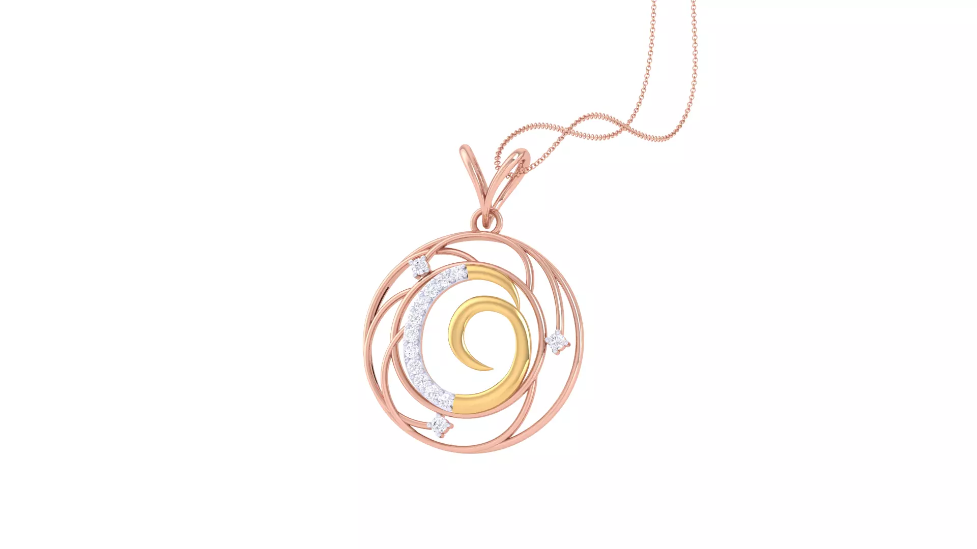 Alphabet - O Pendant 3dm STL OBJ FBX Renders Details 3D print model_0