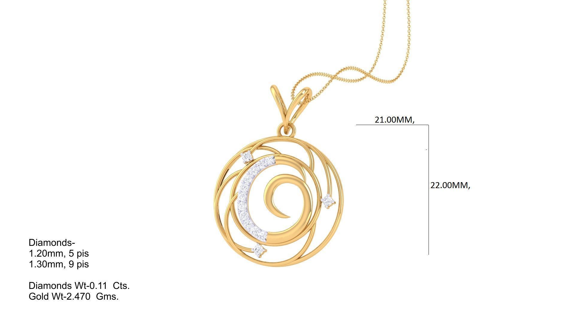 Alphabet - O Pendant 3dm STL OBJ FBX Renders Details 3D print model_1