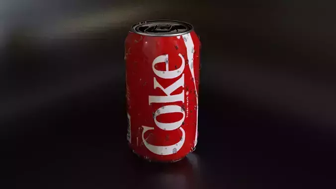 Coco Cola Can using blender