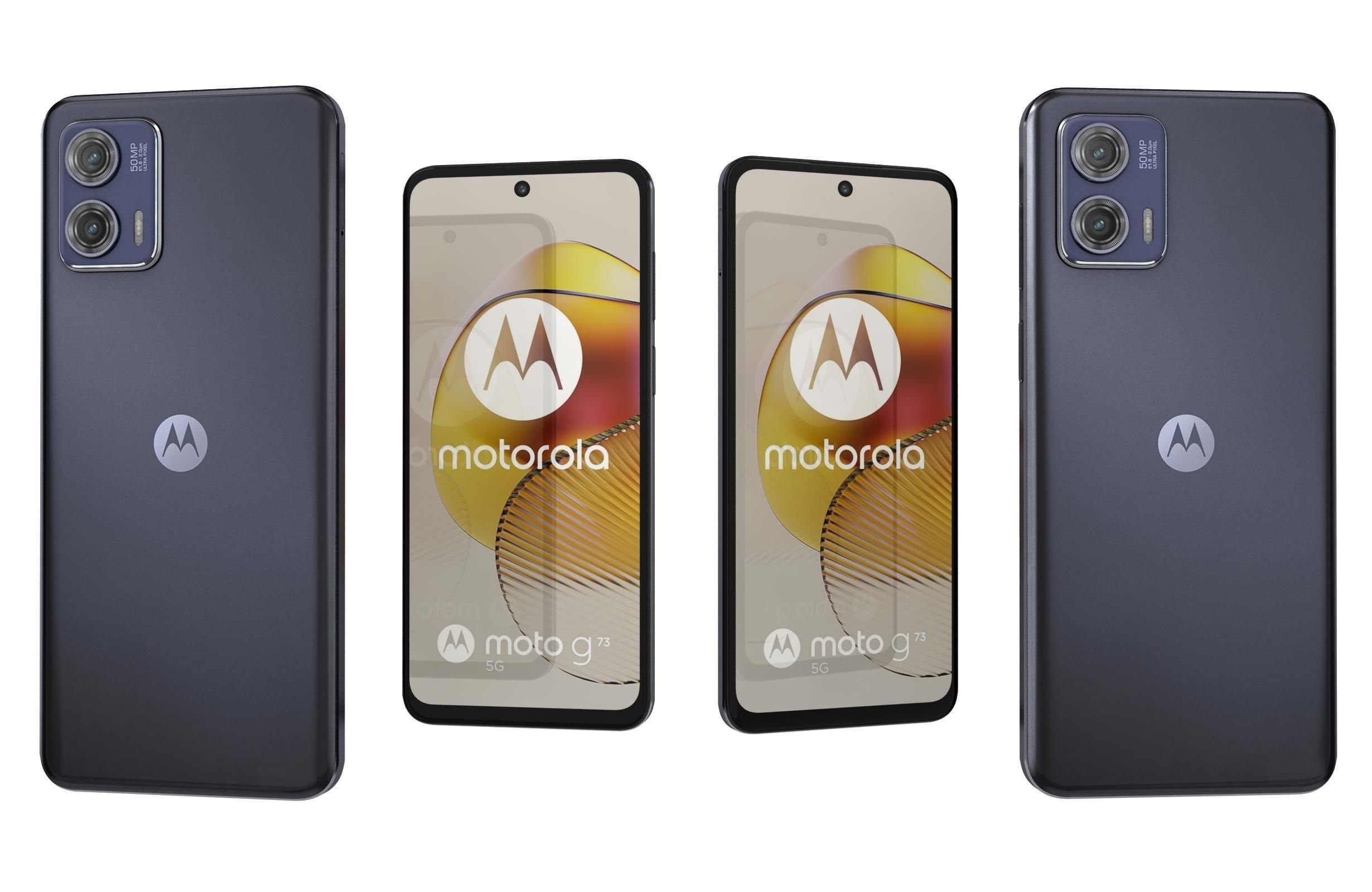 Motorola Moto G73 Black And White 3D model_21