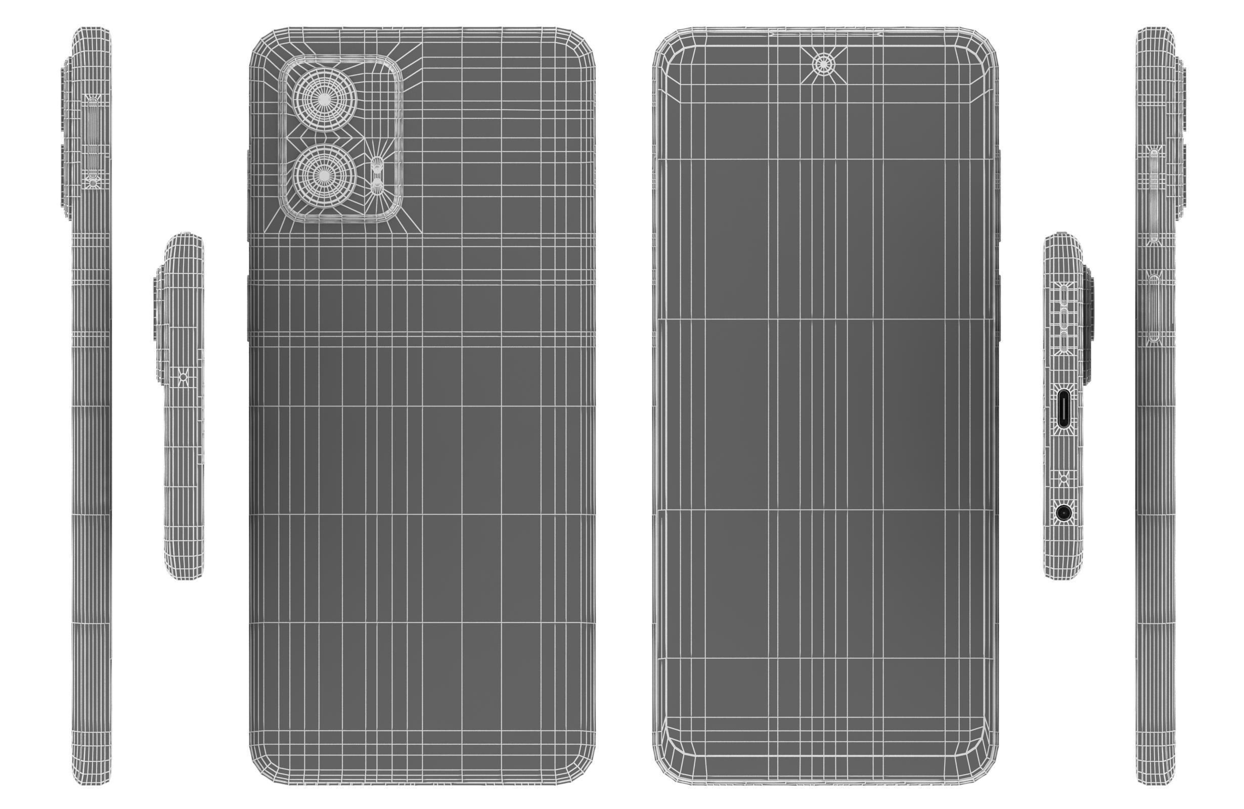 Motorola Moto G73 Black And White 3D model_33