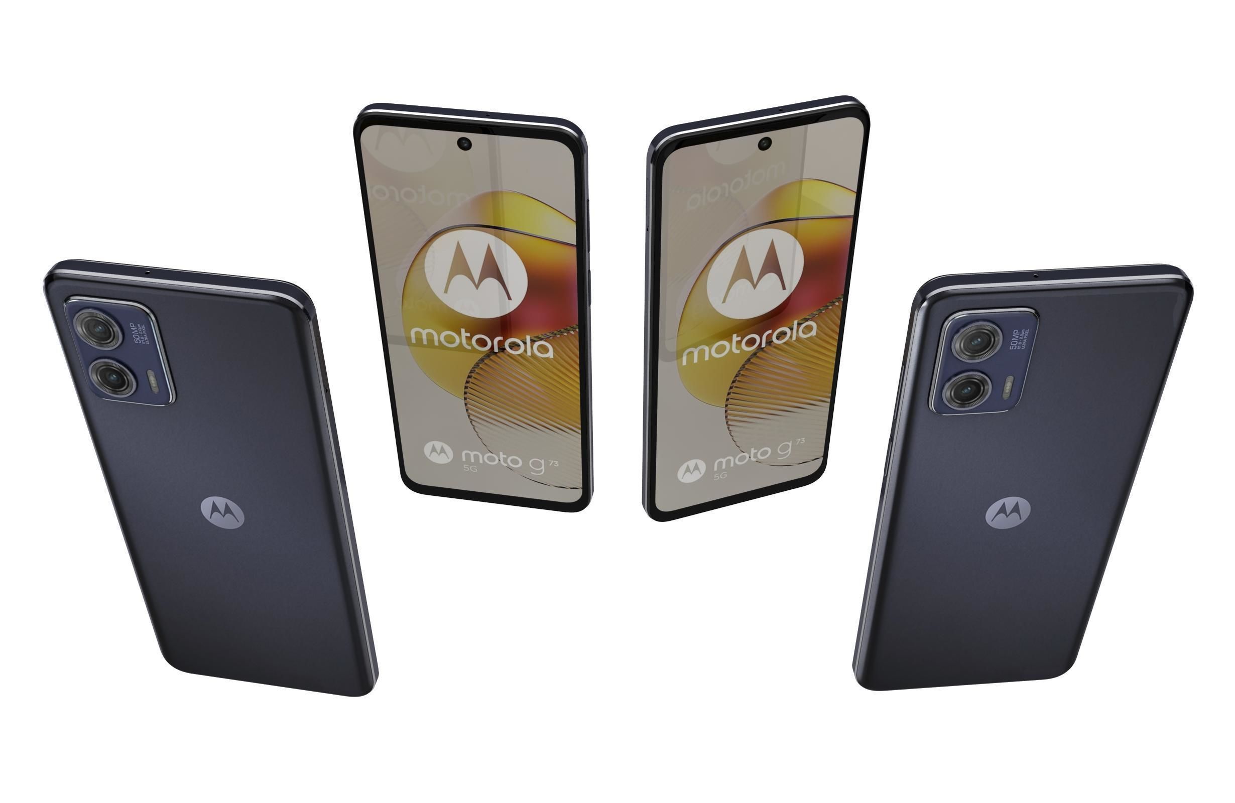 Motorola Moto G73 Black And White 3D model_20