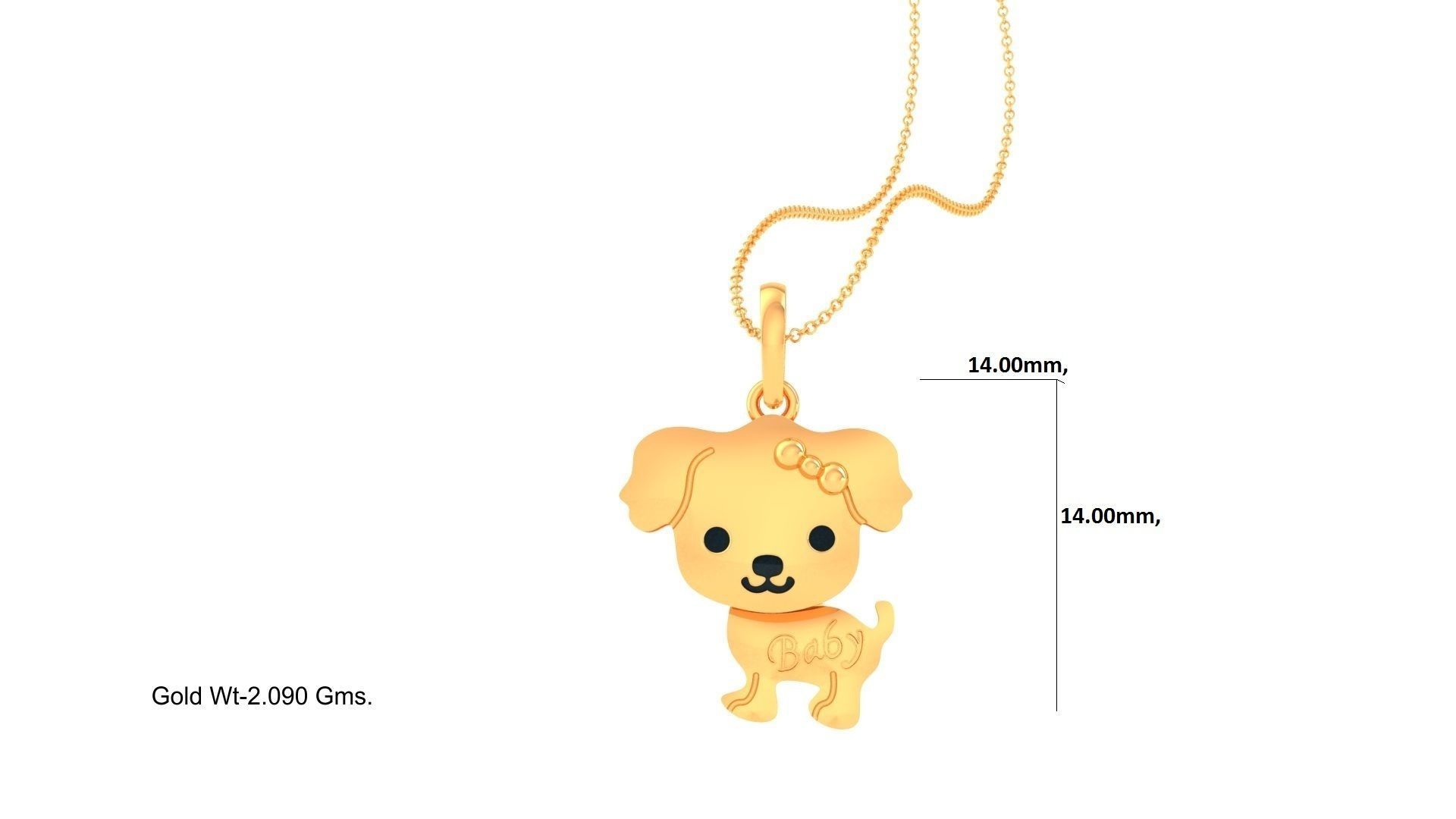 Kids Pendants 3dm STL OBJ FBX Renders Details 3D print model_1