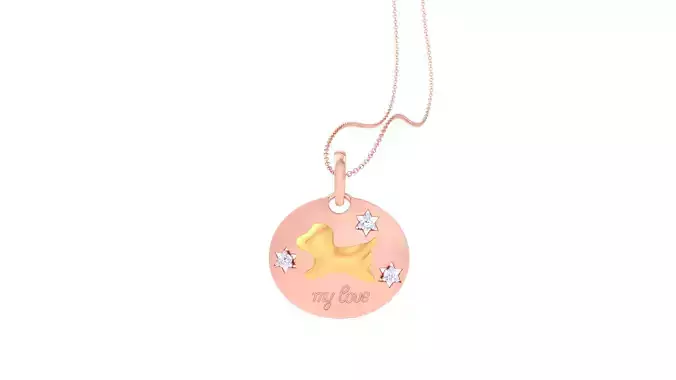 Kids Pendants 3dm STL OBJ FBX Renders Details