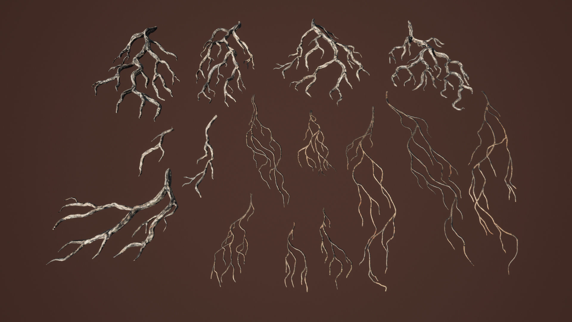 3D model Roots constructor VR / AR / low-poly | CGTrader