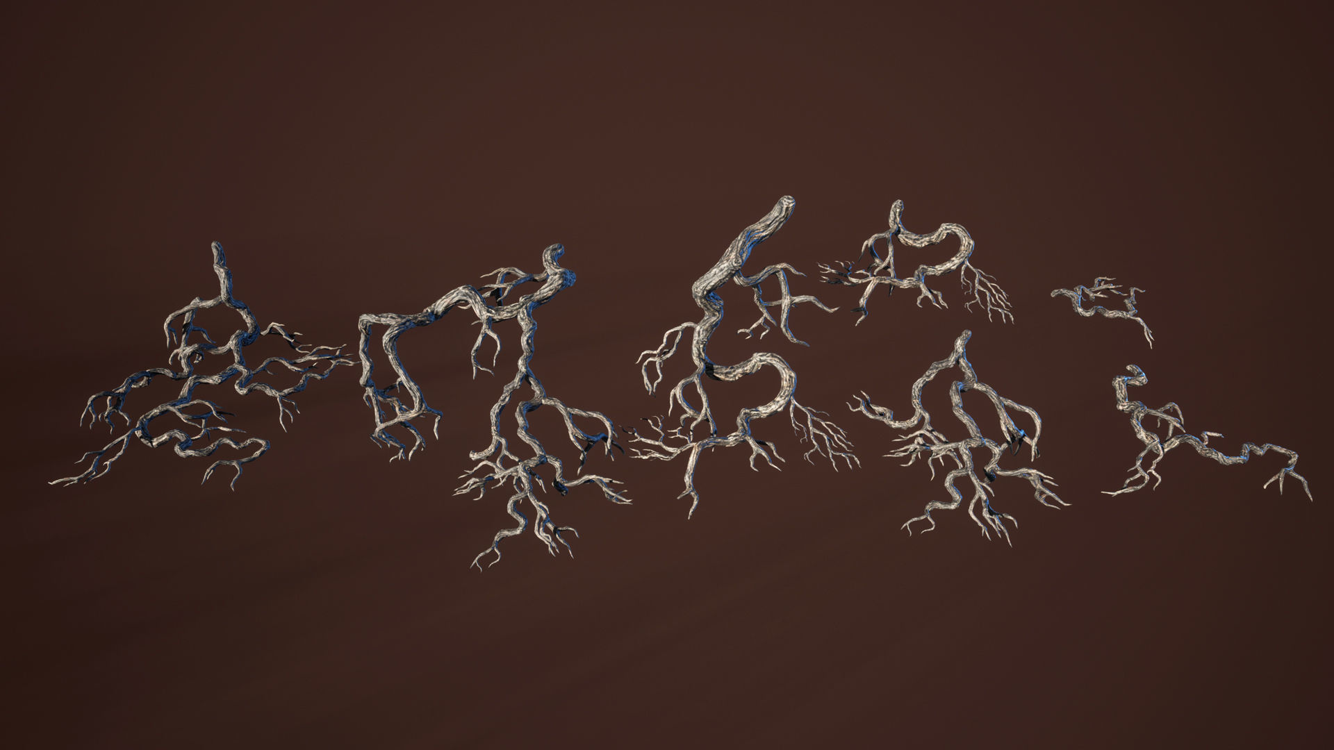 3D model Roots constructor VR / AR / low-poly | CGTrader