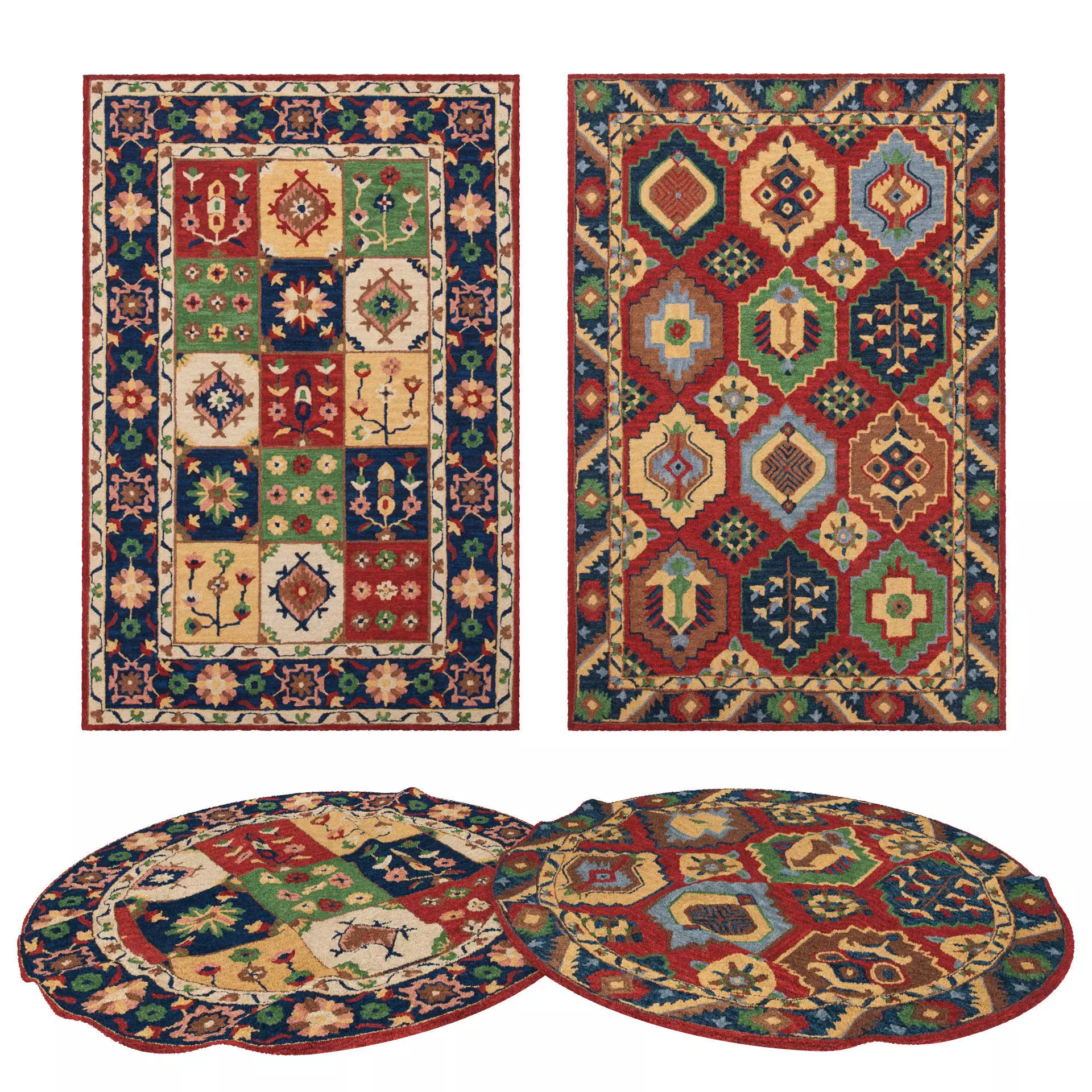 Rugs No 838 Low-poly 3D model_0