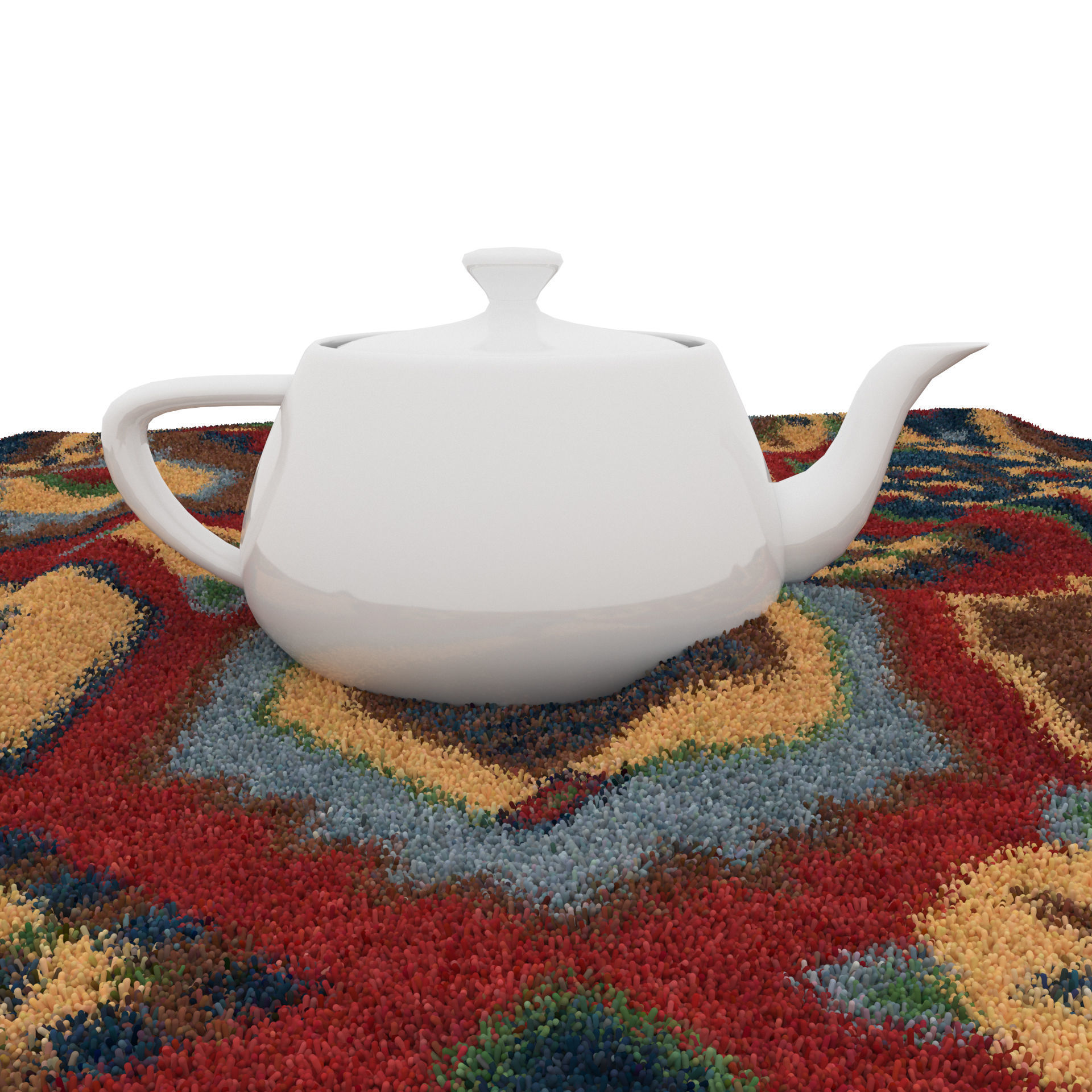 Rugs No 838 Low-poly 3D model_8