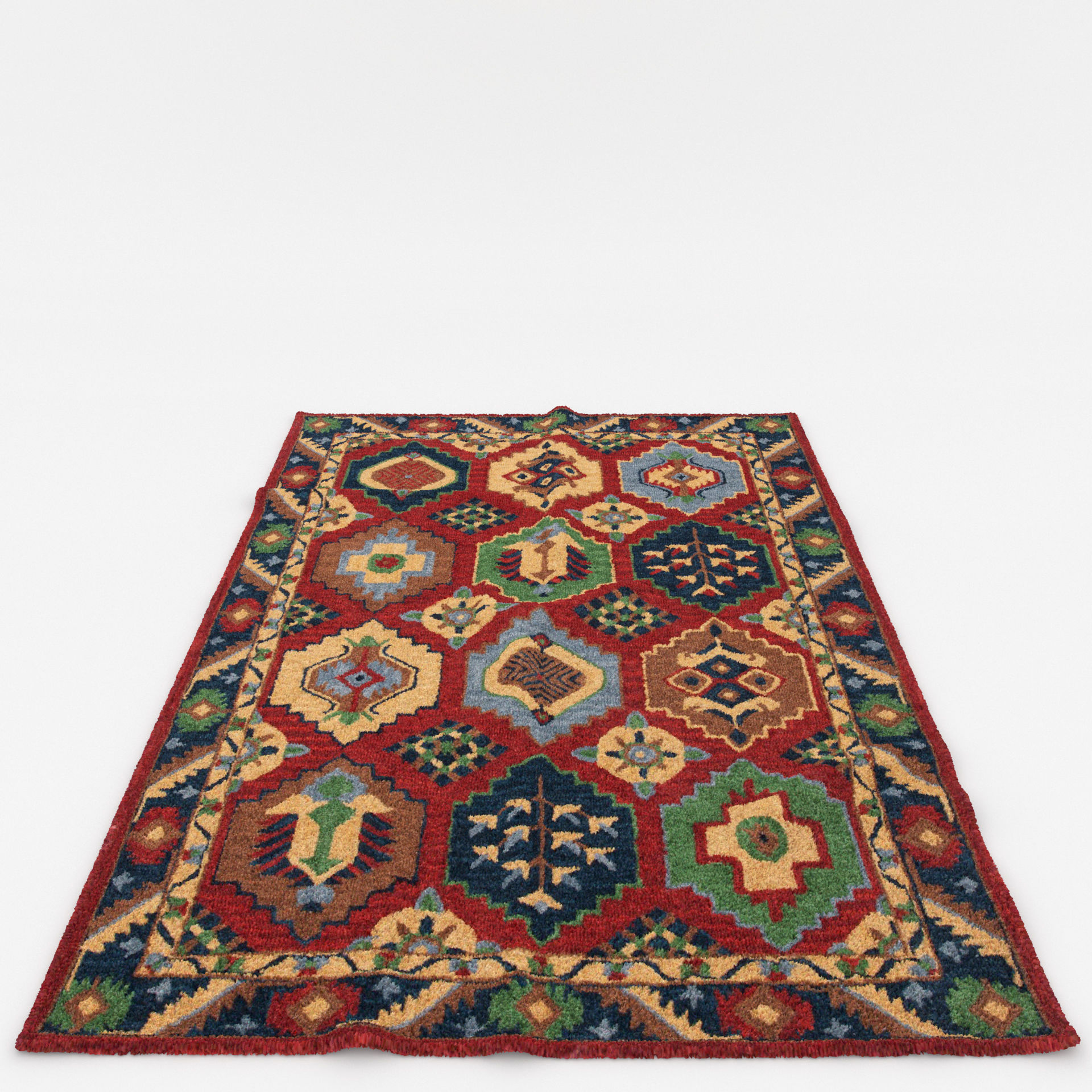 Rugs No 838 Low-poly 3D model_9