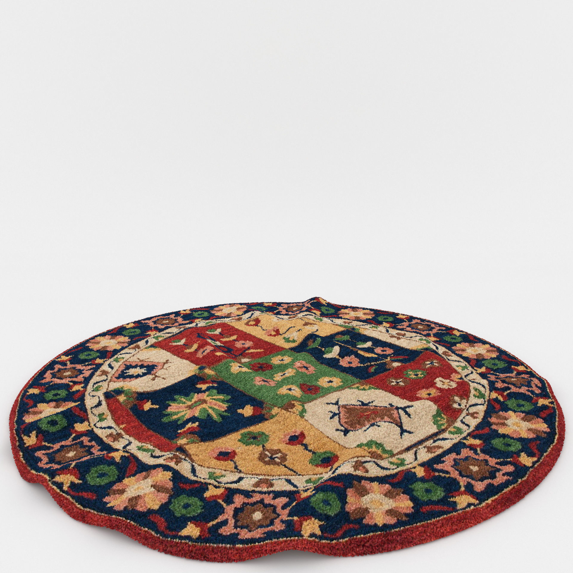 Rugs No 838 Low-poly 3D model_7