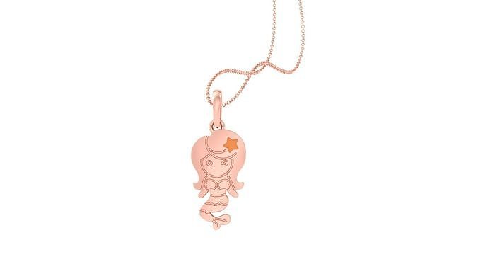 Kids Pendants 3dm STL OBJ FBX Renders Details 3D print model