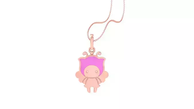 Kids Pendants 3dm STL OBJ FBX Renders Details