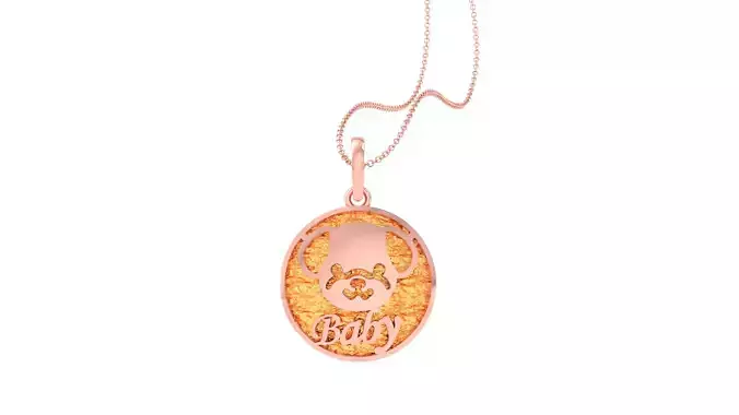 Kids Pendants 3dm STL OBJ FBX Renders Details