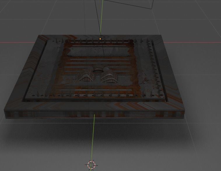 DOOR FOR BASEMENT TRAP DOOR Free 3D model_1
