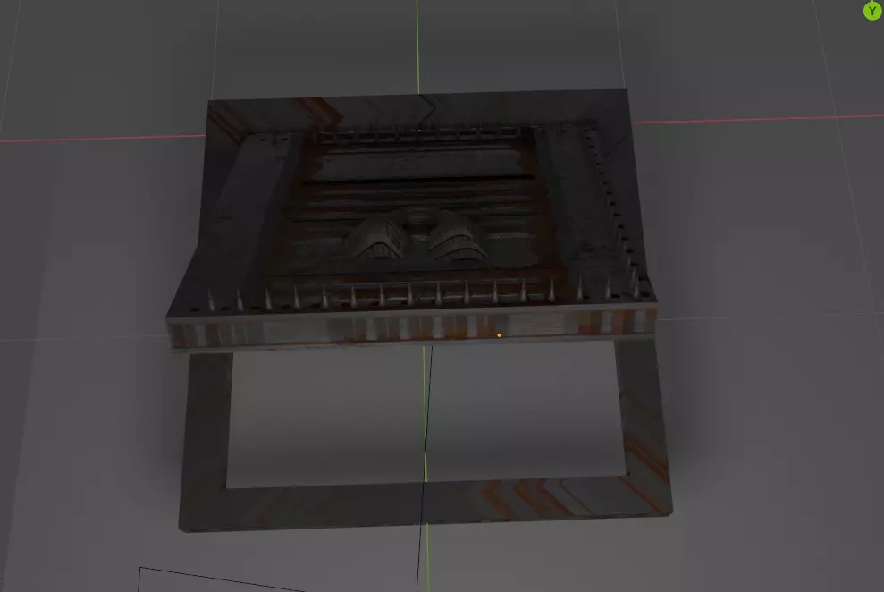 DOOR FOR BASEMENT TRAP DOOR Free 3D model_0