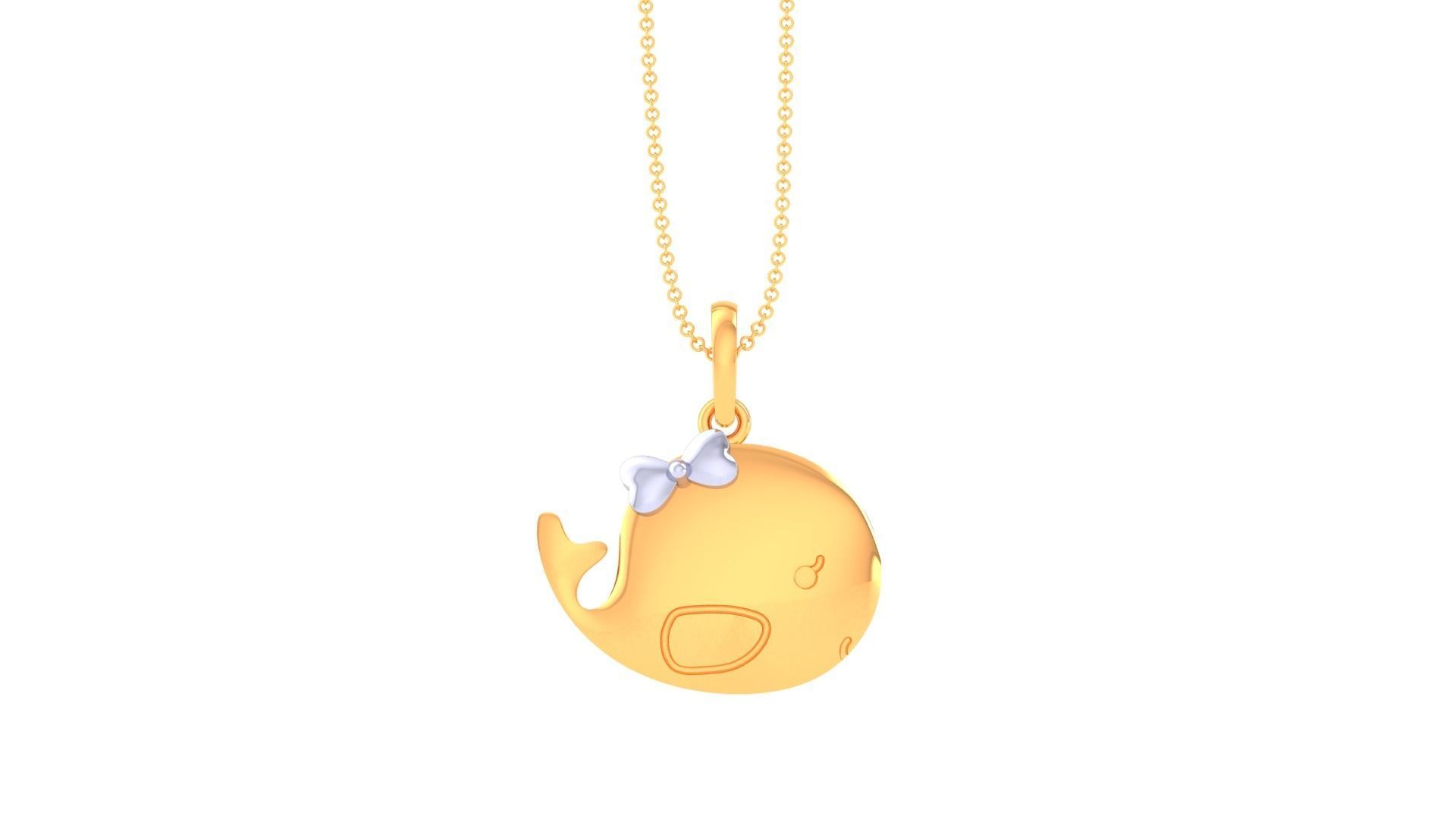 Baby Elephant Kids Pendants 3dm STL OBJ FBX Renders Details 3D print model_3
