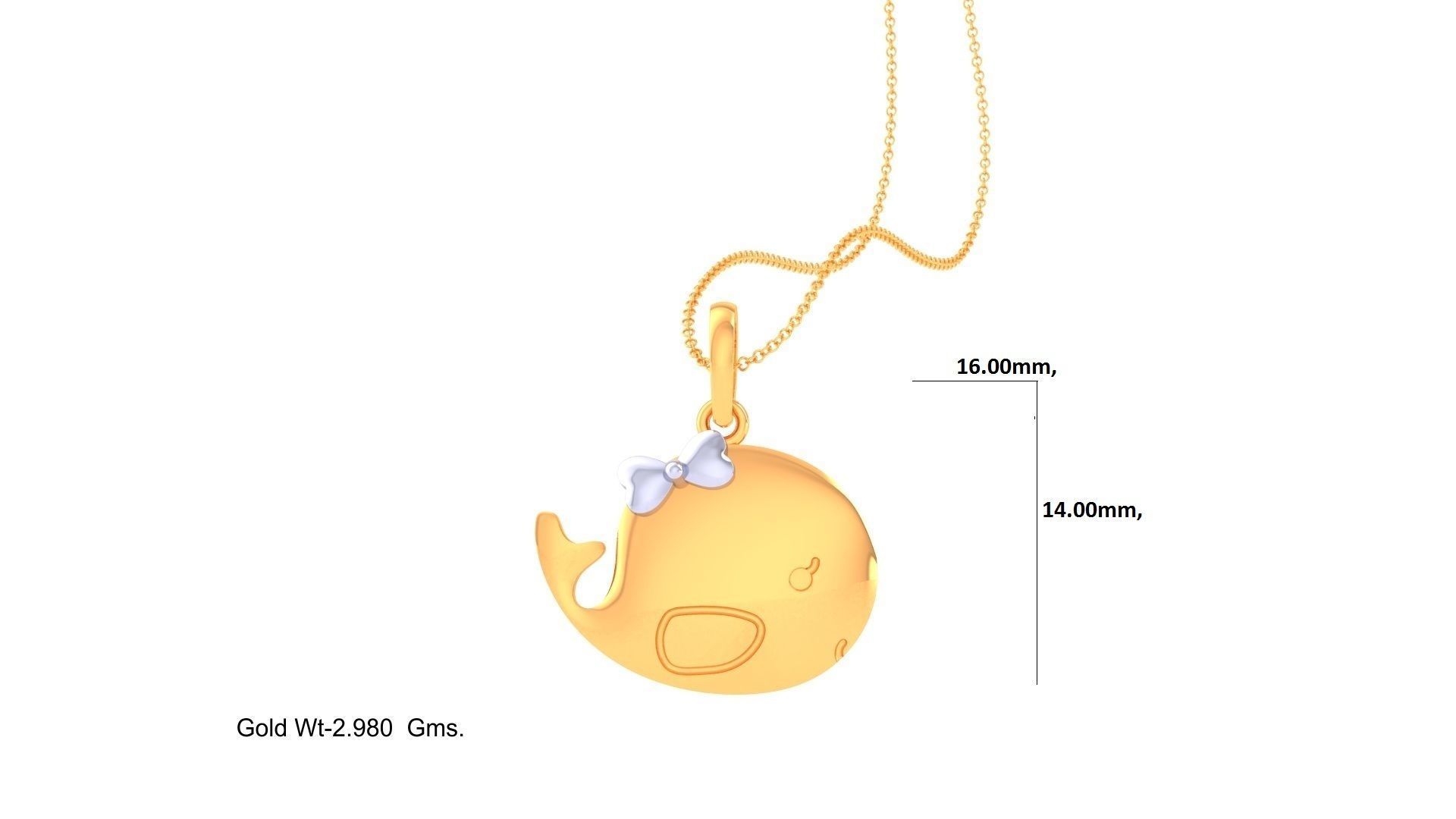 Baby Elephant Kids Pendants 3dm STL OBJ FBX Renders Details 3D print model_1