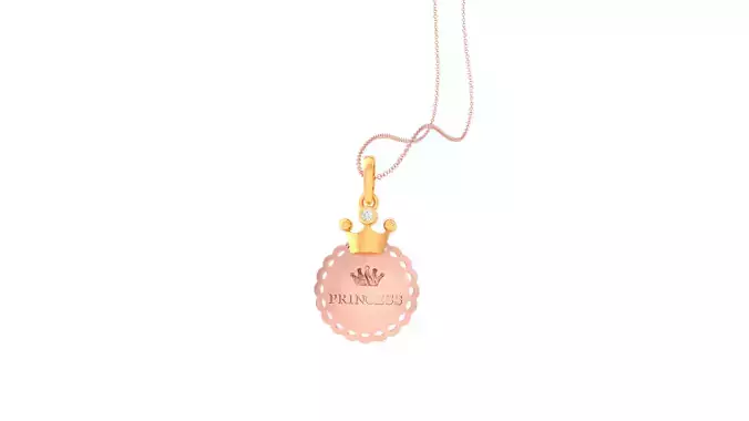 Kids Pendants for Princess 3dm STL OBJ FBX Renders Details